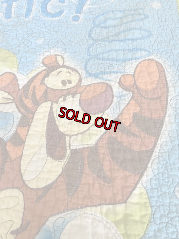 画像4: Disney Pooh & Tiger Baby Fabric Blanket / ディズニー　プー＆ティガー　　ベイビーブランケット (4)