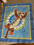 画像3: Disney Pooh & Tiger Baby Fabric Blanket / ディズニー　プー＆ティガー　　ベイビーブランケット (3)
