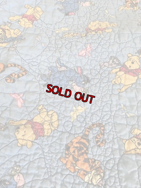 画像2: Disney Pooh & Tiger Baby Fabric Blanket / ディズニー　プー＆ティガー　　ベイビーブランケット (2)