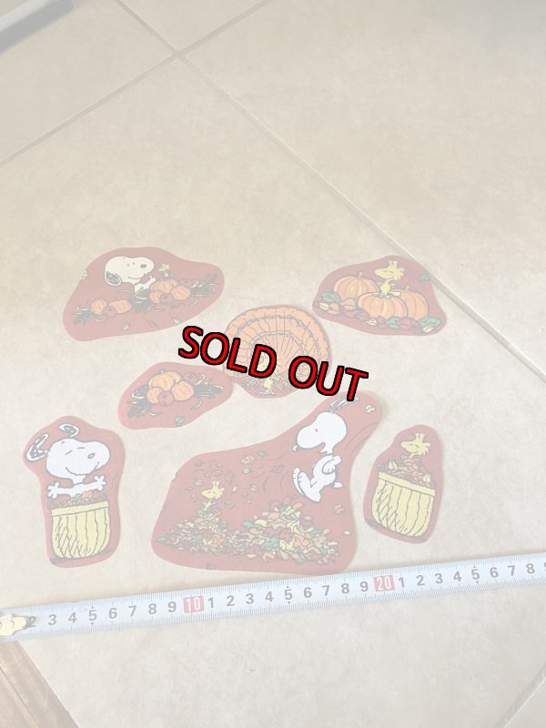 画像2: Snoopy Peanuts  Iron Appliqués /  スヌーピー アイロン アップリケ 7枚 セット (2)