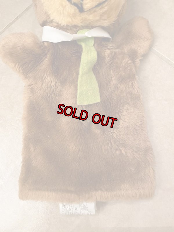 画像2: Hanna 　Barbera Yogi Bear Hand Puppet Plush Doll / ハンナバーベラ　ヨギベア　ぬいぐるみ　パペット　 (2)