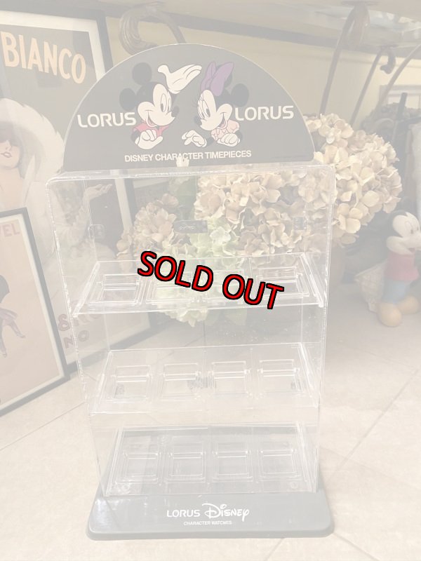 画像1: Disney Mickey & Minnie Mouse watch display case / ディズニー　ミッキー&ミニーマウスの腕時計ショーケース (1)