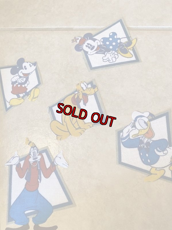 画像1: Disney Mickey & Minnie Iron Appliqués Set / ディズニー　アイロン　アップリケ　5枚入り　セット (1)