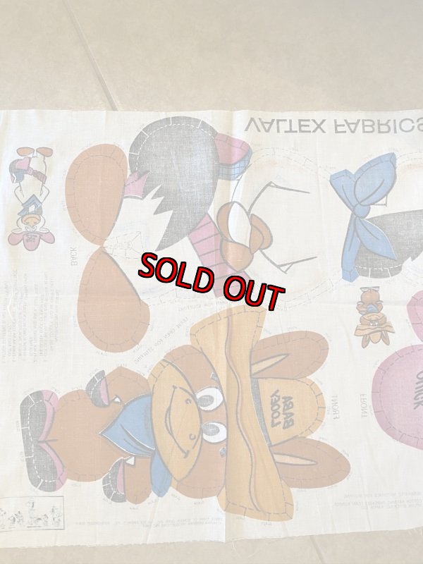 画像7: Hanna Barbera Quick Draw McGraw & Baba Looey fabric pillow doll kit 1963  / ハンナバーベラ ピロードール 生地 キット (7)