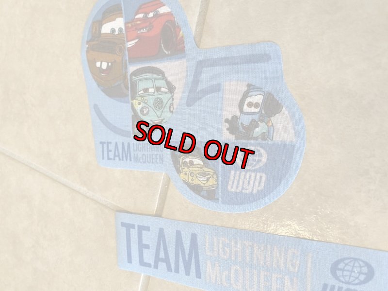 画像2: Disney pixar Cars  Iron Appliqués /  ディズニー　ピクサー、カーズ　アイロン　アップリケ　4枚入り　セット (2)