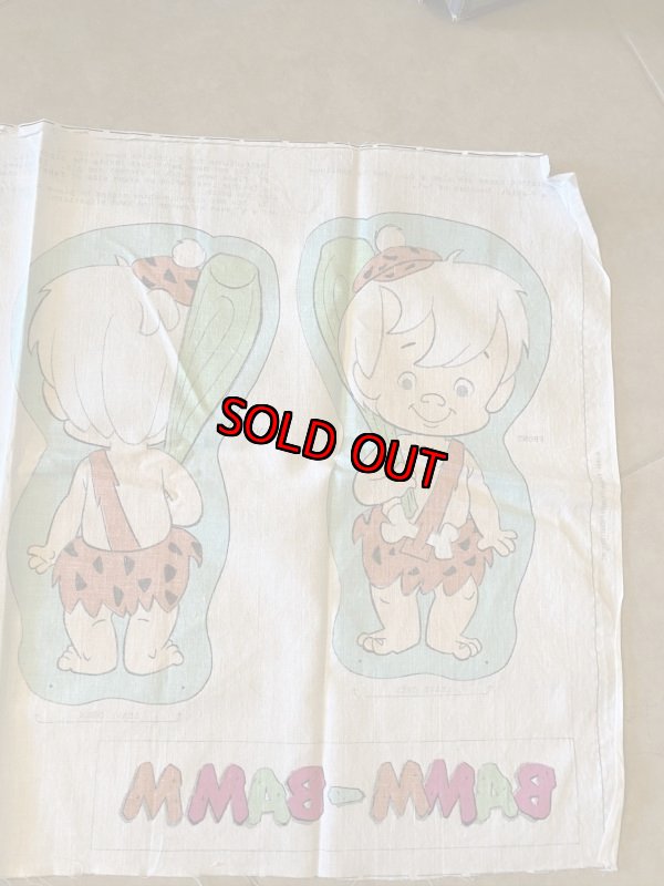 画像7: Hanna 　Barbera Flintstones Bamm Bamm, Pebbles  and Dino Fabric Pillow Doll Kit 1991  / フリントストーン　バンバンとディノ　ピロードール　キット (7)