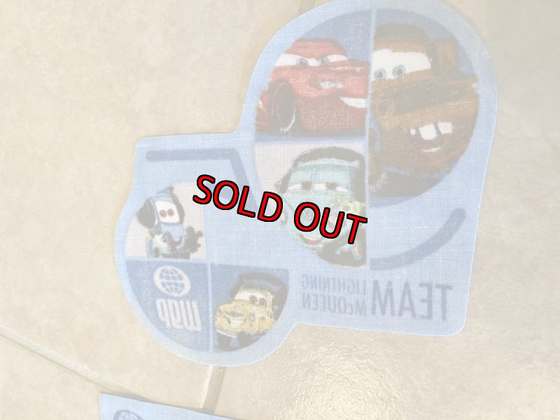 画像6: Disney pixar Cars  Iron Appliqués /  ディズニー　ピクサー、カーズ　アイロン　アップリケ　4枚入り　セット (6)
