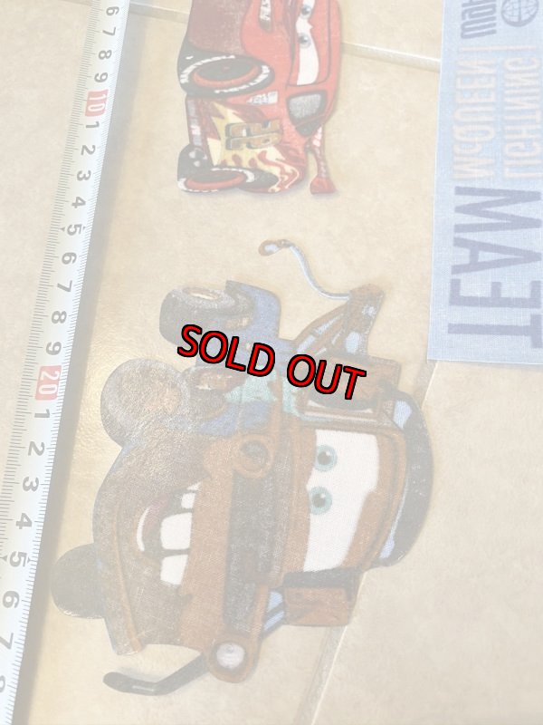 画像7: Disney pixar Cars  Iron Appliqués /  ディズニー　ピクサー、カーズ　アイロン　アップリケ　4枚入り　セット (7)