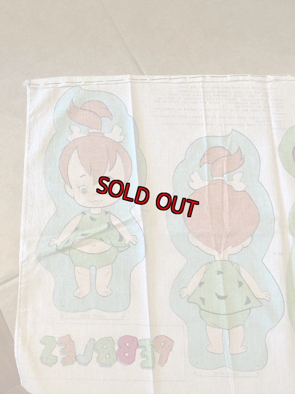 画像9: Hanna 　Barbera Flintstones Bamm Bamm, Pebbles  and Dino Fabric Pillow Doll Kit 1991  / フリントストーン　バンバンとディノ　ピロードール　キット (9)