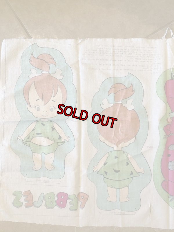 画像5: Hanna 　Barbera Flintstones Pebbles & Dino Fabric Pillow Doll Kit / フリントストーン　ペブルス　ピロードール　キット (5)