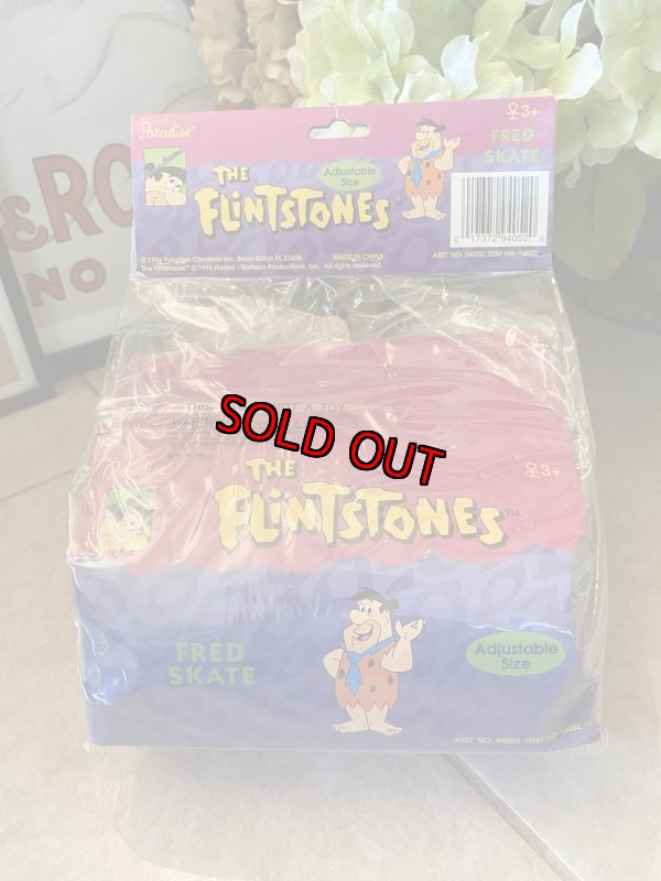 画像7: Hanna 　Barbera Flintstones Fred Roller skate / フリントストーンズの袋入りローラースケートシューズ (7)