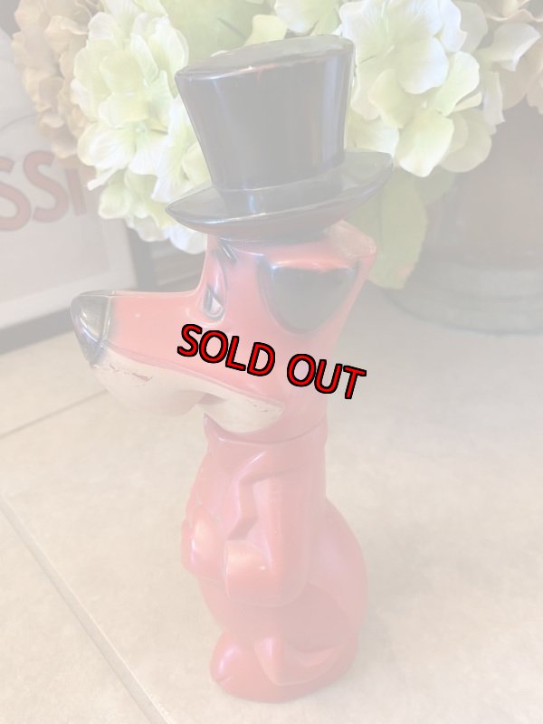 画像2: Huckleberry Hound Bank  / ハックルベリーハウンド　　ハンナバーベラ　バンク　貯金箱　1960年代 (2)