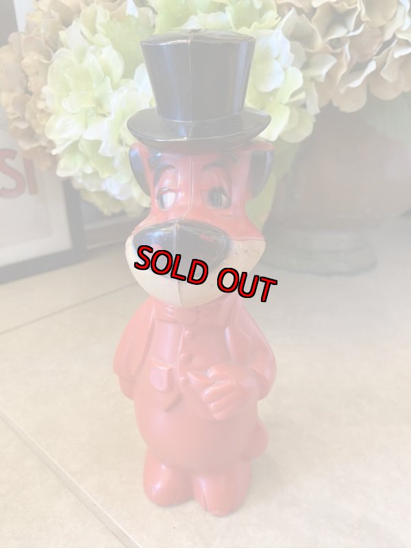 画像1: Huckleberry Hound Bank  / ハックルベリーハウンド　　ハンナバーベラ　バンク　貯金箱　1960年代 (1)