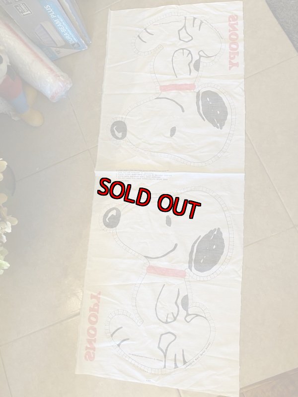 画像4:  Soopy Peanuts fabric pillow doll kit / スヌーピー ピーナッツ ピロードール 生地 キット (4)