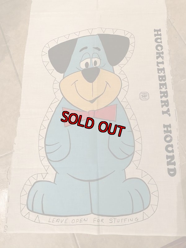 画像2:  Huckleberry Hound fabric pillow doll kit / ハックルベリーハウンド　ハンナバーベラ　ピロードール　生地　キット (2)