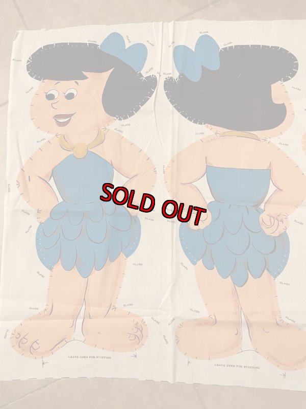 画像2: Flintstones Betty & Barney Fabric Pillow Doll Kit  / フリントストーン　ベティ&バーニー　ピロードール　キット (2)
