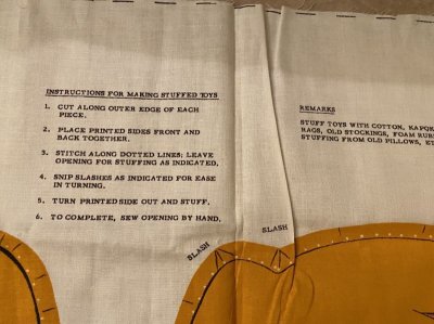 画像1: Flintstones Betty & Barney Fabric Pillow Doll Kit / フリントストーン ベティ&バーニー ピロードール キット