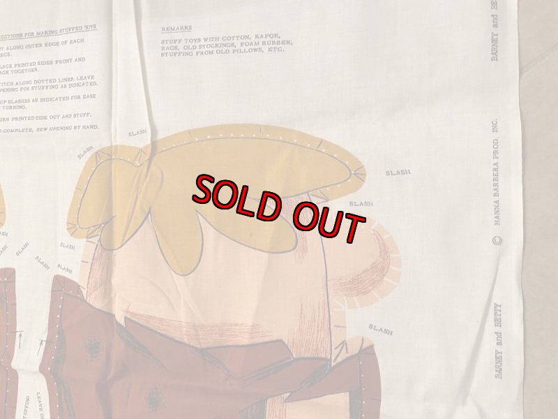 画像6: Flintstones Betty & Barney Fabric Pillow Doll Kit  / フリントストーン　ベティ&バーニー　ピロードール　キット (6)