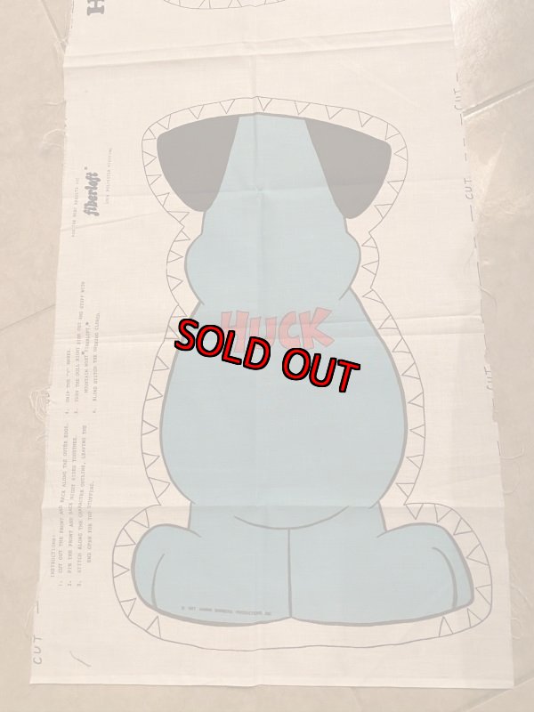 画像3:  Huckleberry Hound fabric pillow doll kit / ハックルベリーハウンド　ハンナバーベラ　ピロードール　生地　キット (3)