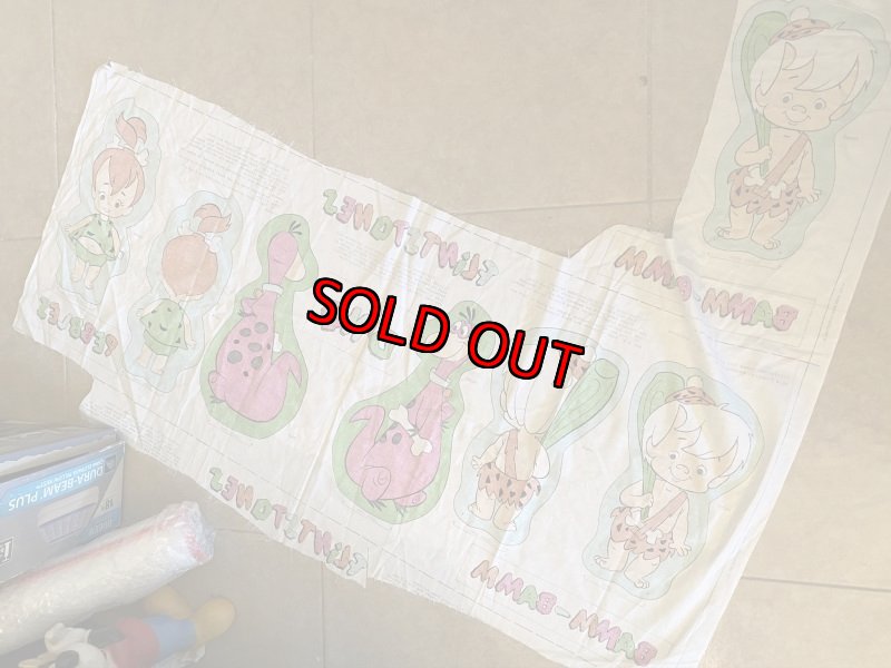 画像6: Hanna 　Barbera Flintstones Bamm Bamm, Pebbles , Dino Fabric Pillow Doll Kit 1991  / フリントストーン　バンバンとディノ　ピロードール　キット (6)