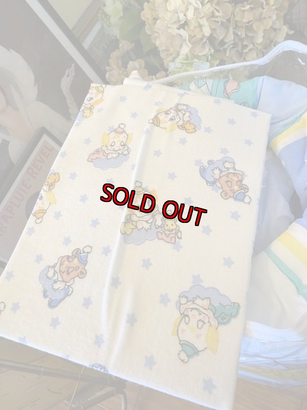 画像7: BOZO Baby Blanket 1990. Sheets set of 5 / ボゾ ベイビー 、ベイビー用ブランケット、シーツ、5点セット (7)