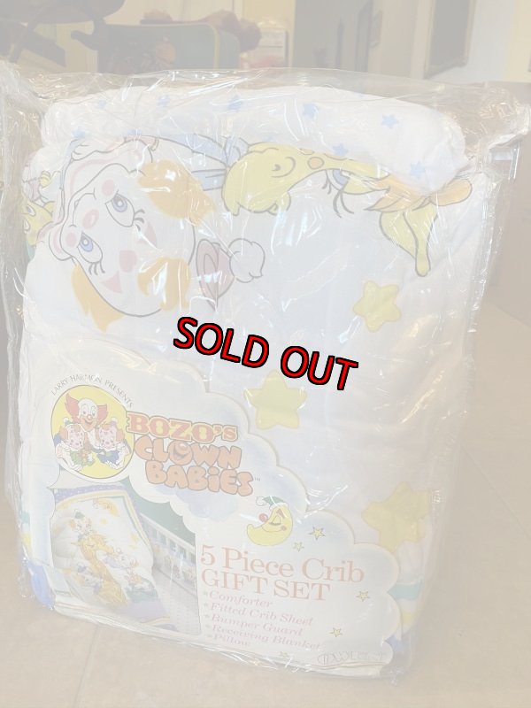 画像2: BOZO Baby Blanket 1990. Sheets set of 5 / ボゾ ベイビー 、ベイビー用ブランケット、シーツ、5点セット (2)