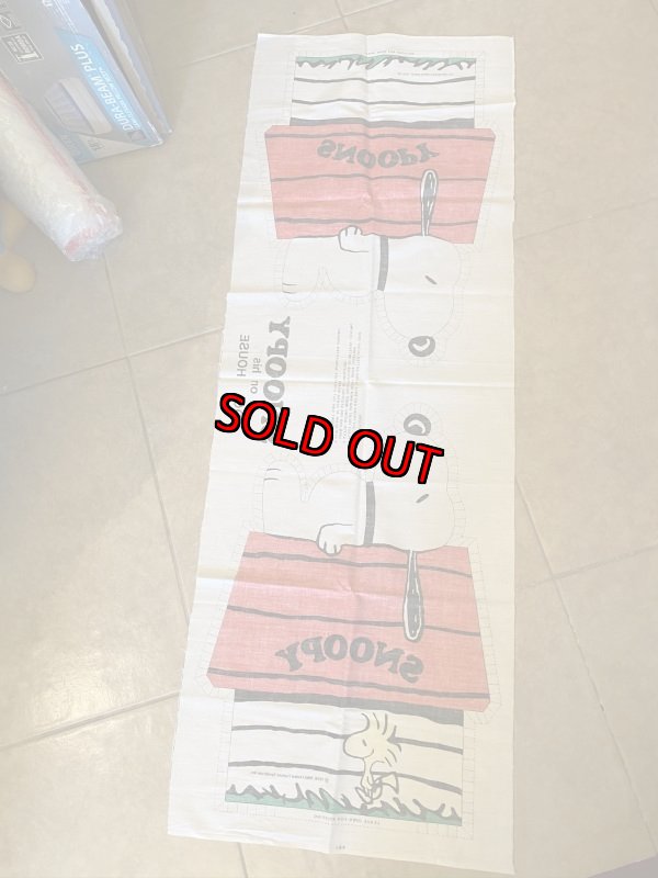 画像5:  Soopy on the house fabric pillow doll kit / スヌーピー　屋根の上のスヌーピー　ピロードール　生地　キット (5)