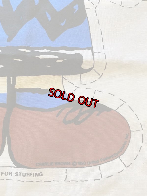 画像7:  Soopy Charlie fabric pillow doll kit / ピーナッツ　チャーリー　ピロードール　生地　キット (7)