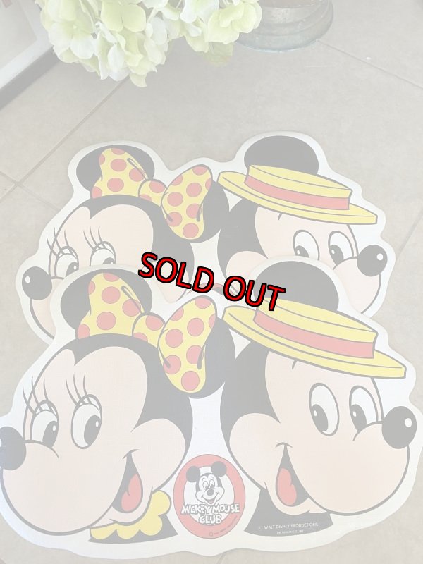 画像5: Disney Mickey Mouse Club Placemats Set Of 2 / ミッキーマウスクラブ、プレイスマット　2枚セット (5)