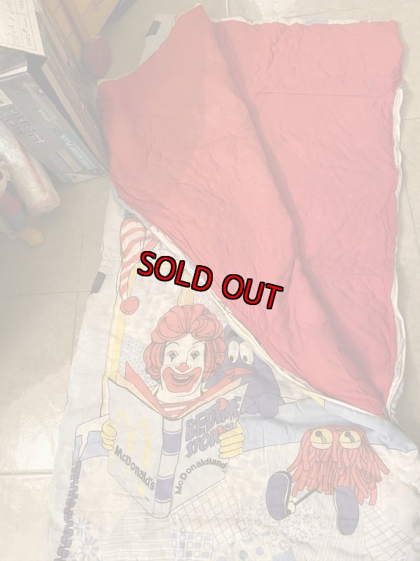 画像6: McDonald’s Sleeping Bag Blanket / マクドナルドのスリーピングバッグ、ブランケット (6)