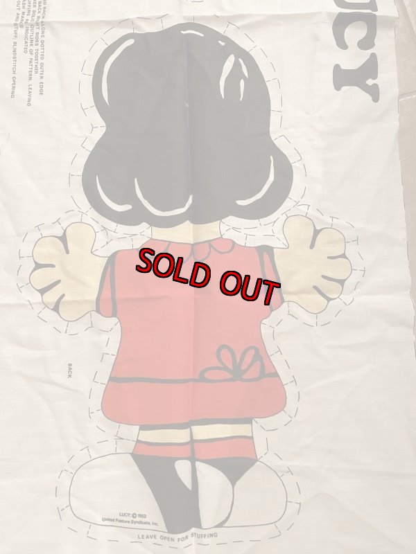 画像3:  Soopy Lucy fabric pillow doll kit / ピーナッツ ルーシー ピロードール 生地 キット (3)