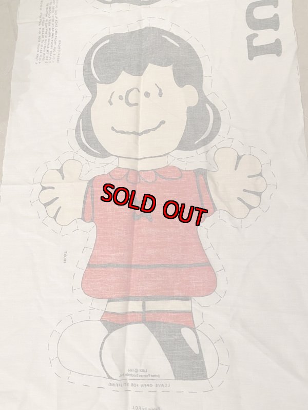 画像5:  Soopy Lucy fabric pillow doll kit / ピーナッツ ルーシー ピロードール 生地 キット (5)