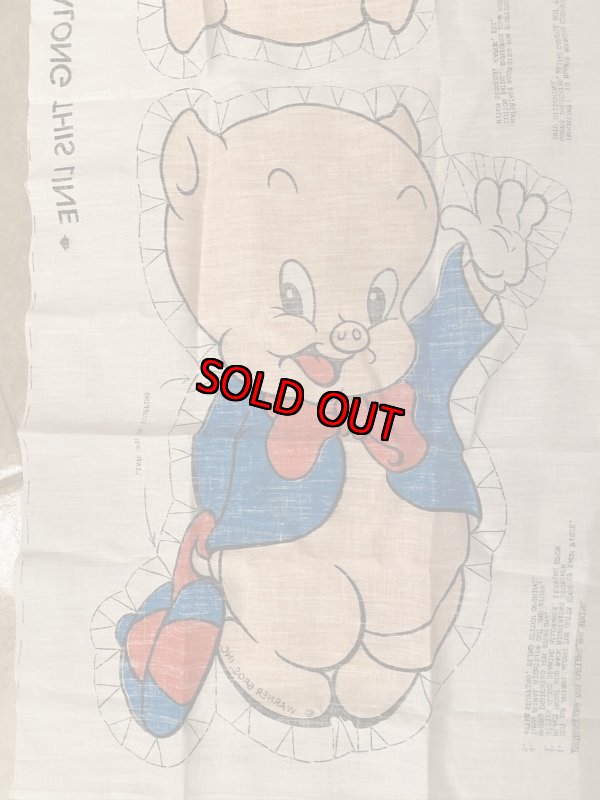 画像6: Porkey Pig Warner'sBro fabric pillow doll kit / ポーキーピッグ　ピロードール　生地　キット (6)
