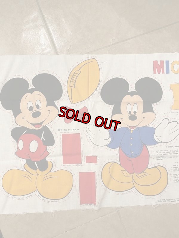 画像2: Mickey Mouse fabric pillow doll kit / ミッキーマウス　ピロードール　生地　キット (2)
