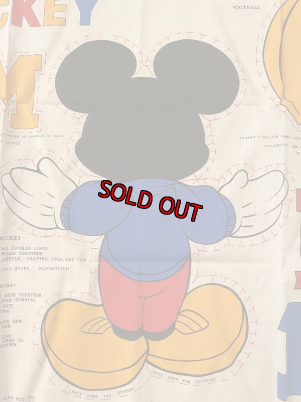 画像7: Mickey Mouse fabric pillow doll kit / ミッキーマウス　ピロードール　生地　キット (7)