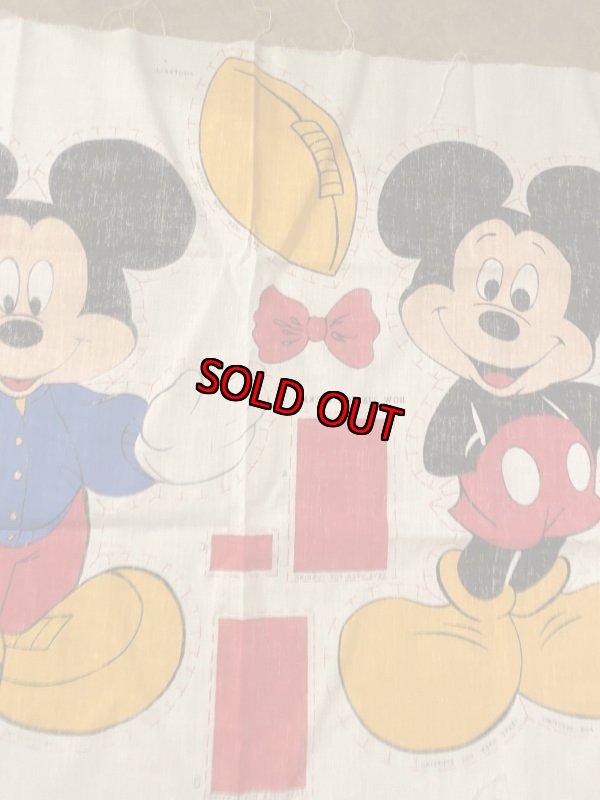 画像11: Mickey Mouse fabric pillow doll kit / ミッキーマウス　ピロードール　生地　キット (11)