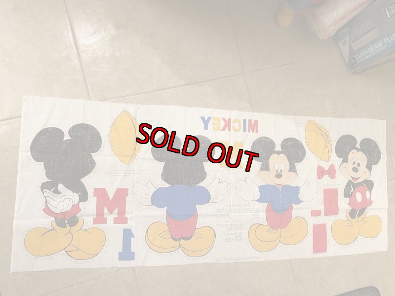 画像8: Mickey Mouse fabric pillow doll kit / ミッキーマウス　ピロードール　生地　キット (8)