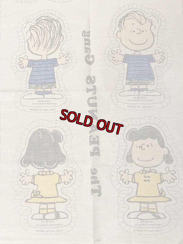 画像8:  Soopy Friends fabric pillow doll kit / スヌーピーの友達 ピロードール 生地 キット (8)