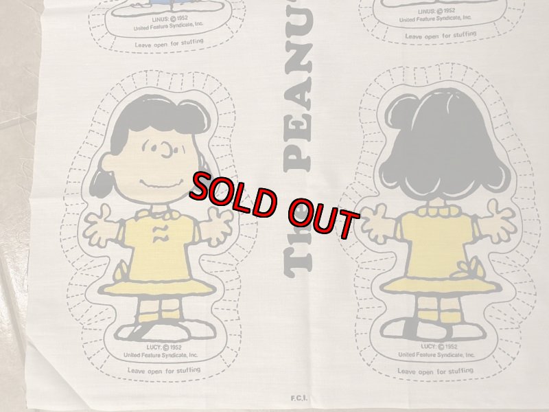 画像2:  Soopy Friends fabric pillow doll kit / スヌーピーの友達 ピロードール 生地 キット (2)