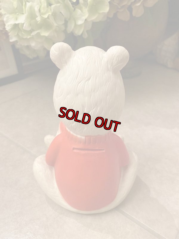 画像5: Icee Bear Vinyl Coin Bank Doll / アイシーベア ソフビのコインバンク 70年代 (5)
