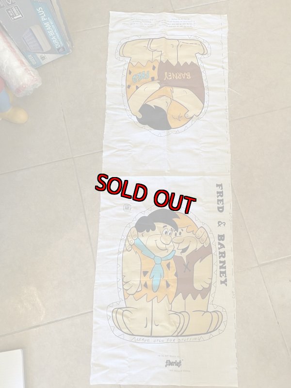画像1: Flintstones Fred & Barney Fabric Pillow Doll Kit  / フリントストーン　フレッド&バーニー　ピロードール　キット (1)