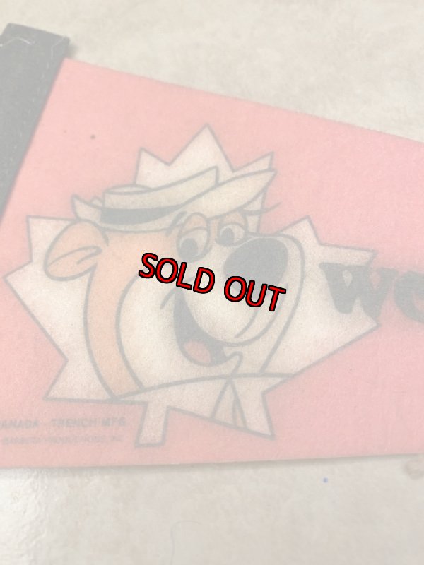 画像3: Hanna  Barbera Yogi  Bear Pennant / ハンナバーベラ ヨギベア ペナント、旗 (3)