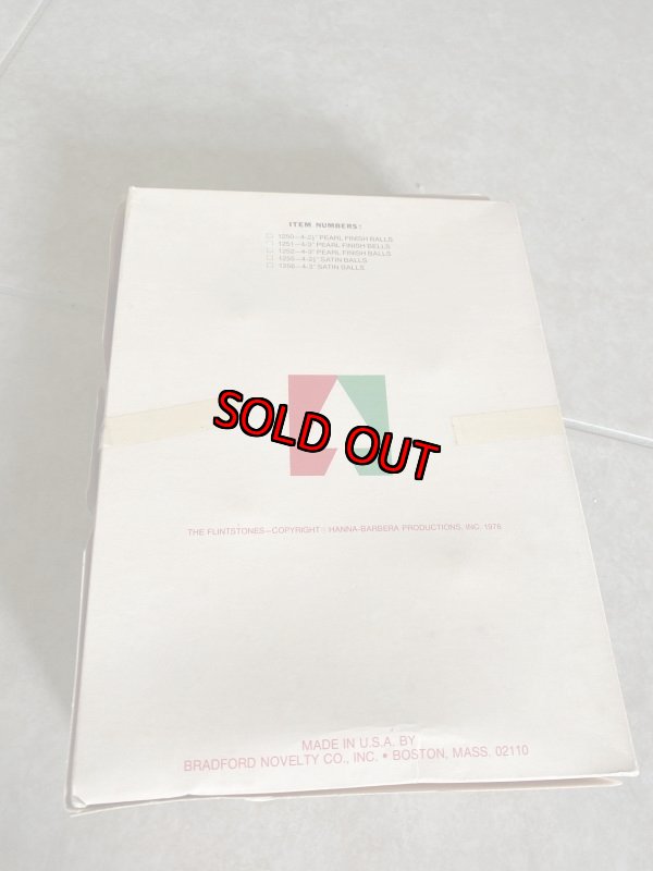 画像9: Hanna 　Barbera Flintstones ornaments with box /  フリントストーンズの箱入りオーナメント (9)