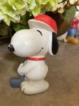 画像2:  Peanuts Soopy Golf Vinyl Squeak Bank Doll  / ピーナッツ　スヌーピー　ゴルフ　貯金箱　ソフビドール (2)