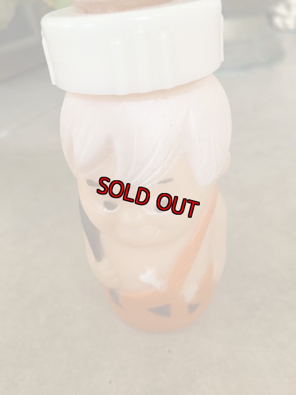 画像2: Hanna Barbera Flintstones Bamm Bamm Baby Milk Bottle /  フリントストーンズ、バンバンの哺乳瓶ドール (2)