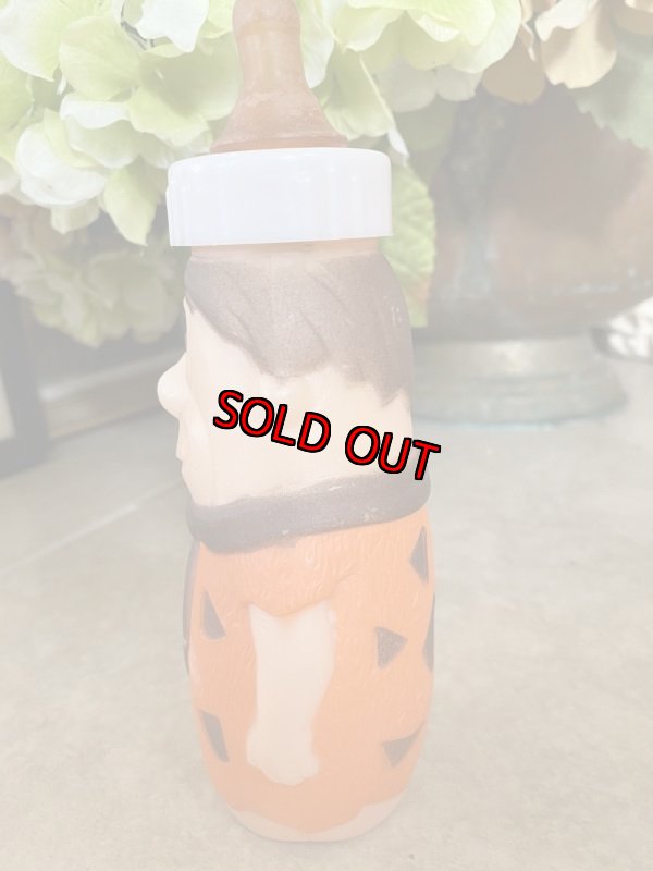 画像3: Hanna Barbera Flintstones Fred Baby Milk Bottle /  フリントストーンズ、フレッドの哺乳瓶ドール (3)
