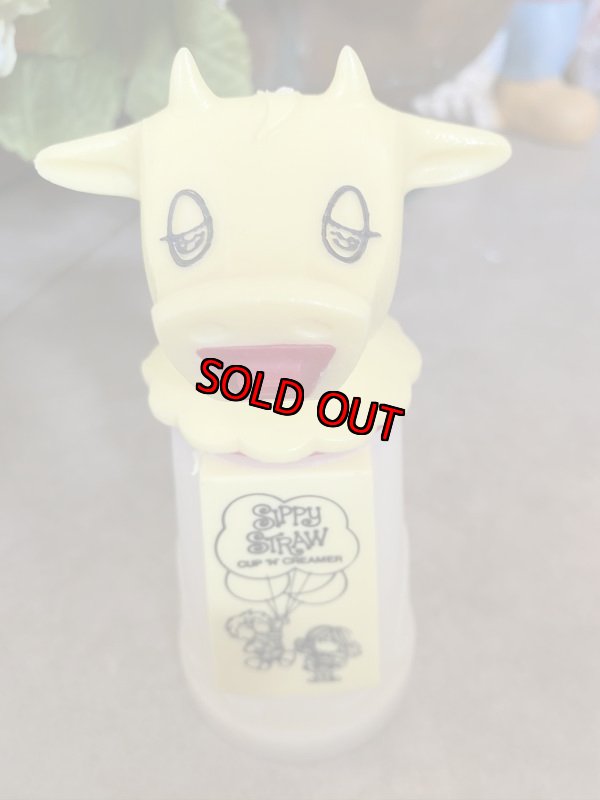画像2: Whirley Sippy Straw Mow Cow Creamer Bottle / モーカウ　クリーマー　ボトル (2)