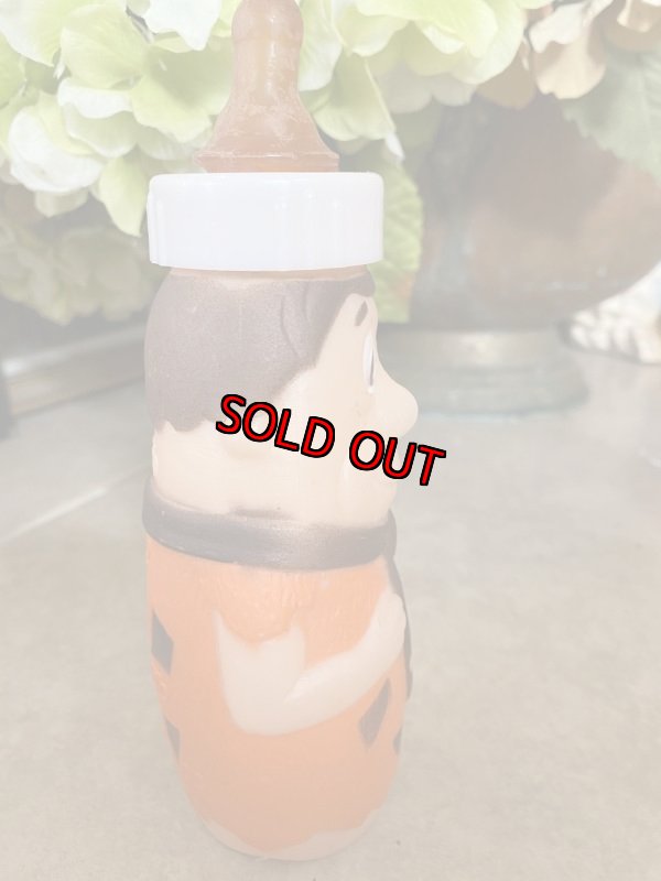 画像5: Hanna Barbera Flintstones Fred Baby Milk Bottle /  フリントストーンズ、フレッドの哺乳瓶ドール (5)