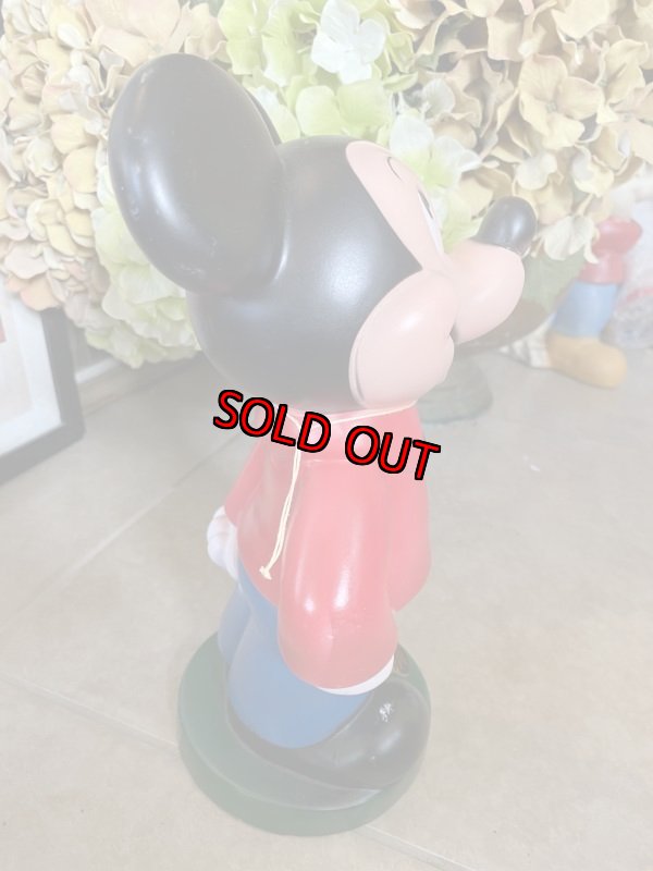 画像4: Disney Mickey Mouse  Vinyl doll coin bank / ディズニーのミッキーマウス　プラスチック製　貯金箱 (4)