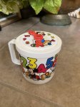 画像1: Disney Mickey Mouse  Clock Mug Plastic Cup /  ディズニーのミッキーマウス　プラスチック製クロックマグ　時計 (1)